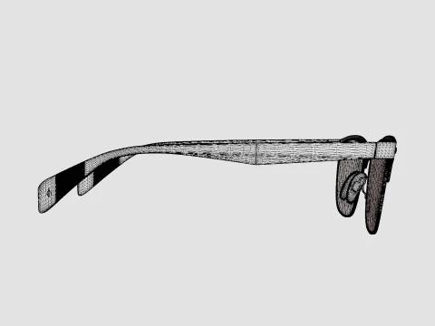 Rag and Bone - RNB3022 HAM Glasses 3D Model