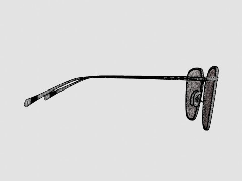 Rag and Bone - RNB3028 LKS Glasses 3D 모델