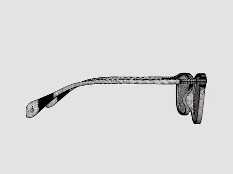 Rag and Bone - RNB3031 DEX Glasses 3D Model