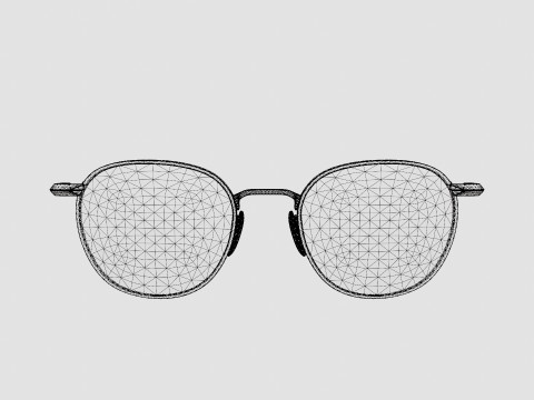 Rag and Bone - RNB7027 3YG Glasses 3D Model