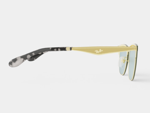 Ray-Ban Blaze Clubmaster - RB3576N Sunglasses Modello 3D