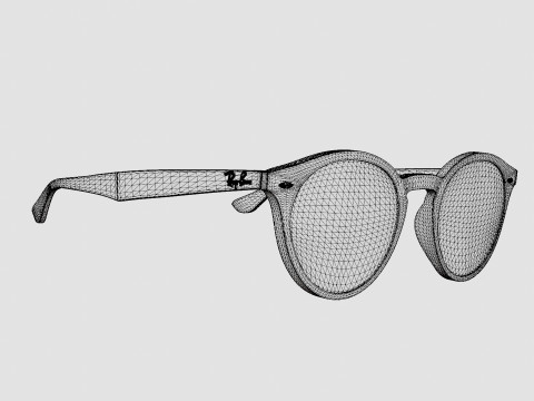 Ray-Ban - RB2180 62297E Sunglasses 3D Model