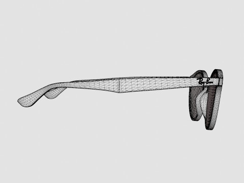 Ray-Ban - RB2180 62297E Sunglasses 3D Model