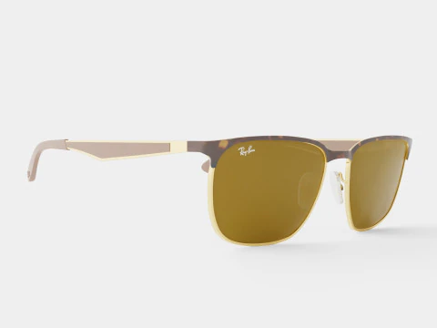 Ray-Ban - RB3569 900873 Lunettes de soleil Modèle 3D