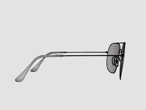 Ray-Ban - RB3595 901313 Sunglasses 3D Model
