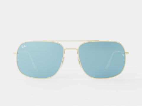 Ray-Ban - RB3595 901380 Sunglasses 3D 模型