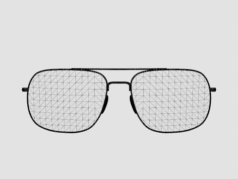 Ray-Ban - RB3595 901380 Sunglasses 3D 模型