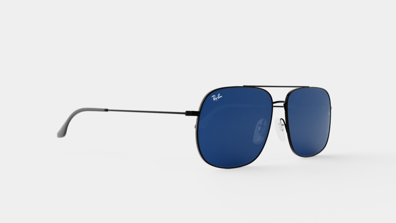 Ray-Ban - RB3595 901480 Sunglasses 3D मॉडल .c4d .max .obj .3ds .fbx .stl .blend
