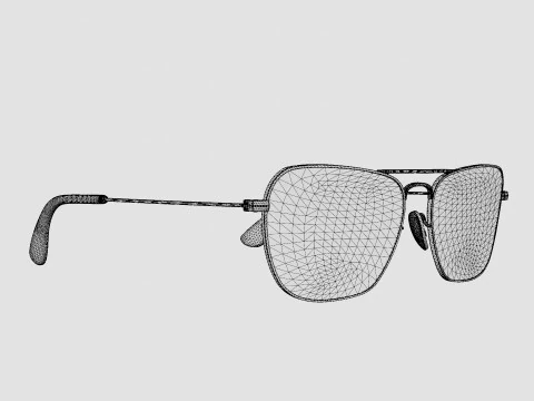 Ray-Ban - RB3610 91396G Sunglasses 3D Model