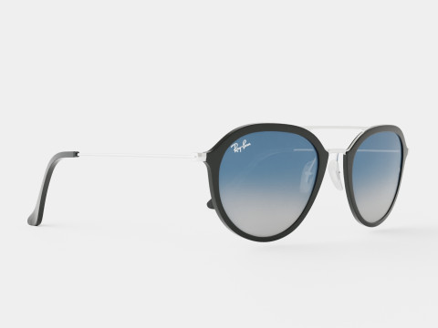 Ray-Ban - RB4253 62923F Sunglasses 3D Model