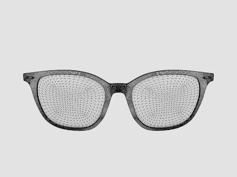 Ray-Ban - RB4297 63318G Sunglasses 3D Модель