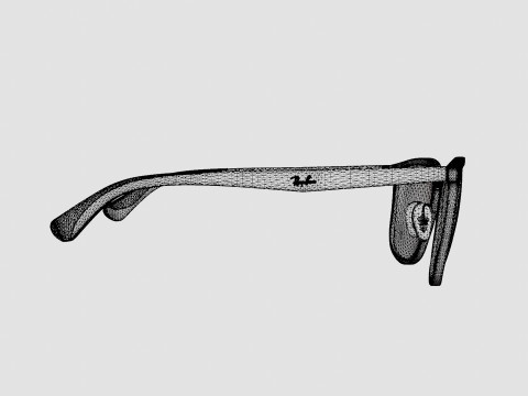 Ray-Ban - RB4303 601S71 Sunglasses 3D 模型