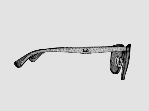 Ray-Ban - RB4303 636355 Sunglasses 3D Model