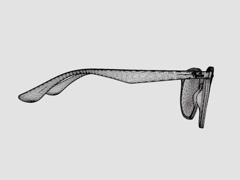 Ray-Ban - RB4306 643280 Sunglasses 3D 모델