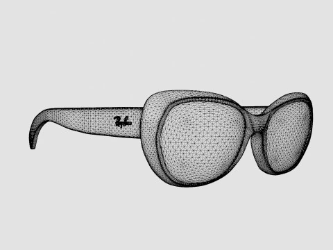 Ray-Ban - RB4325 643111 Sunglasses 3D Model