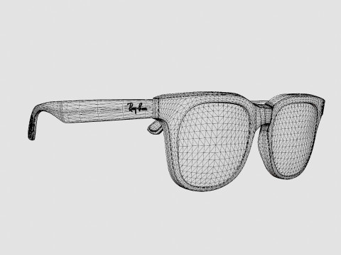 Ray-Ban - RB4368 65196G Sunglasses 3D 모델