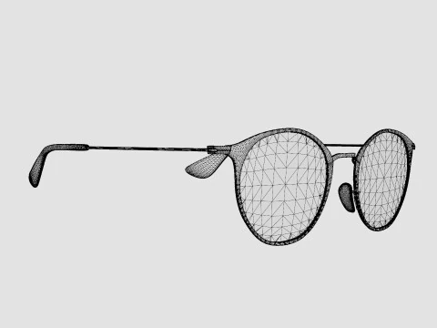 레이밴 - RY 주니어 비스타 RY1053 4064 안경 3D 모델