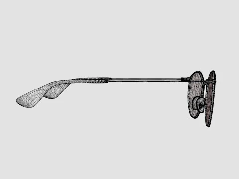 레이밴 - RY 주니어 비스타 RY1053 4064 안경 3D 모델