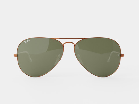 Ray-Ban Aviator - RB3025 918831 Sunglasses 3D Model