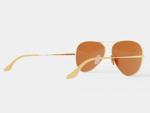 Ray-Ban Aviator Metal II - RB3689 906447 Sunglasses Modèle 3D