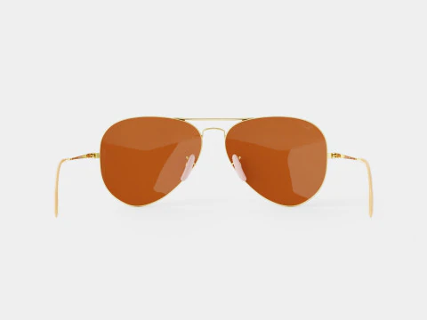 Ray-Ban Aviator Metal II - RB3689 906447 Sunglasses 3D Model