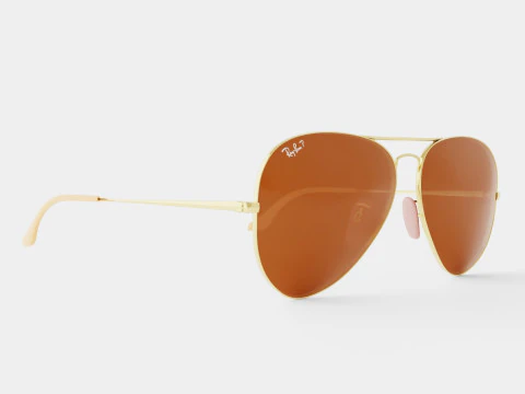 Ray-Ban Aviator Metal II - RB3689 906447 Sunglasses 3D Model