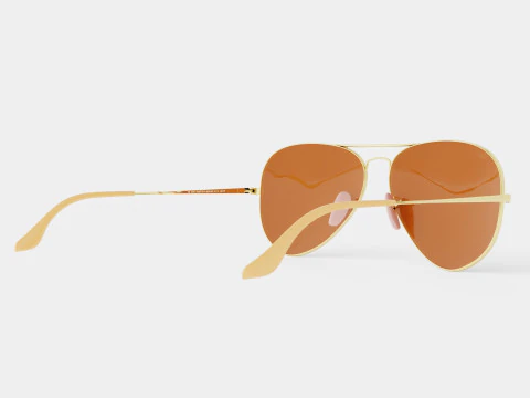 Ray-Ban Aviator Metal II - RB3689 906447 Sunglasses 3D Model