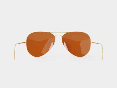 Ray-Ban Aviator Metal II - RB3689 906447 Sunglasses 3D Модель