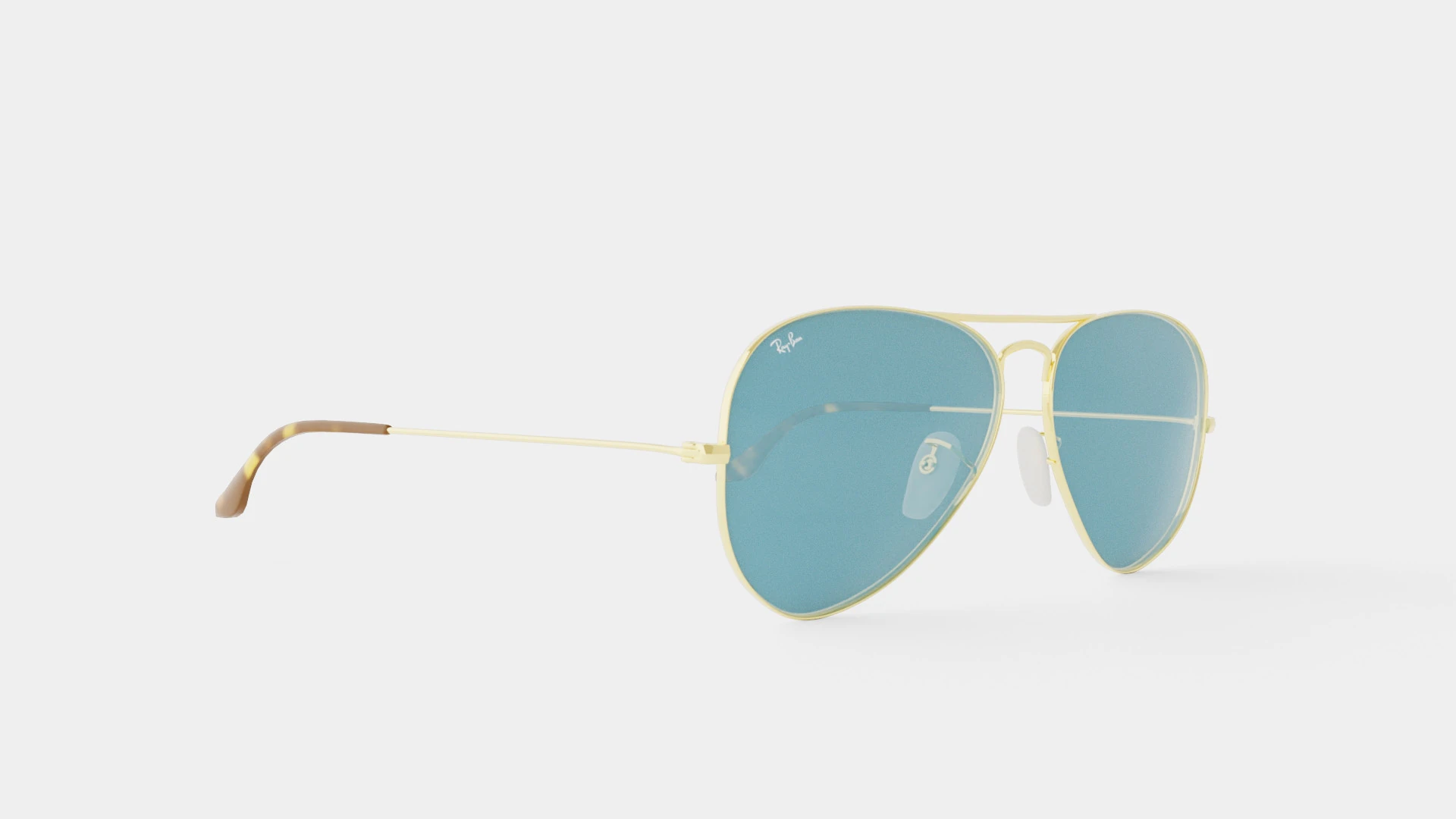 Ray-Ban Aviator Team Wang X Ray-Ban - RB3025 919262 Sunglasses 3D Model .c4d .max .obj .3ds .fbx .stl .blend 
