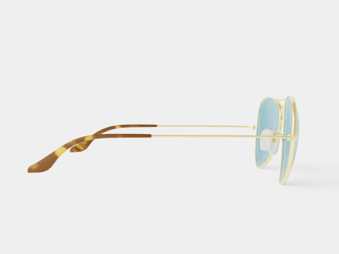 Ray-Ban Aviator Team Wang X Ray-Ban - RB3025 919262 Sunglasses 3D Model