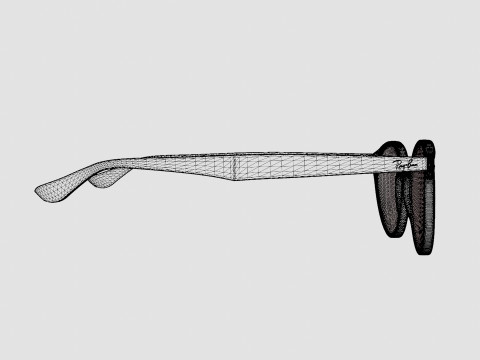 Ray-Ban Blaze RB4380N - RB4380N Sunglasses Modèle 3D