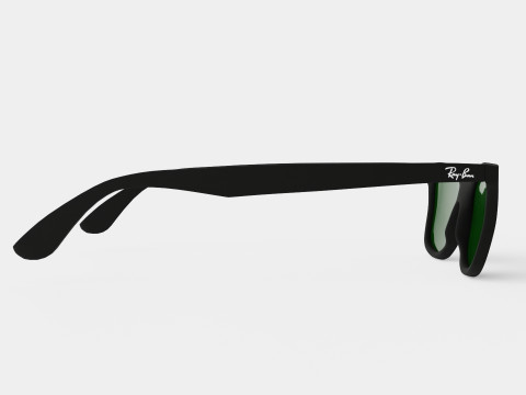 Ray-Ban Blaze Wayfarer - RB4440N Sunglasses 3Dモデル