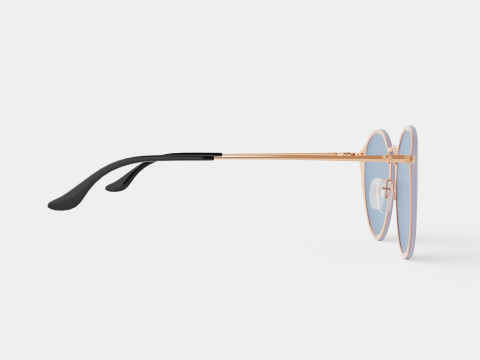 Ray-Ban Blaze round - RB3574N 90351U Sunglasses 3D 모델
