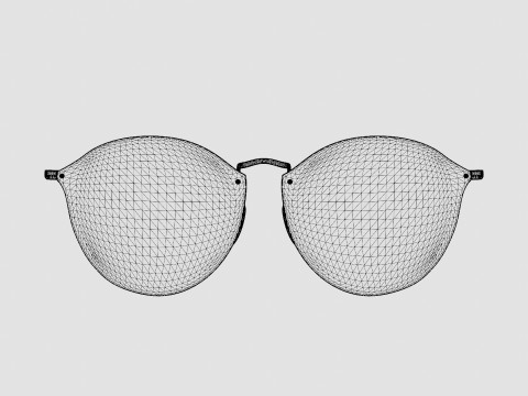 Ray-Ban Blaze round - RB3574N 90351U Sunglasses 3D 모델