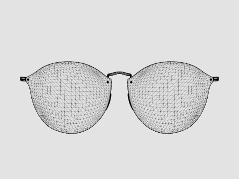 Ray-Ban Blaze round - RB3574N 90351U Sunglasses 3D Model