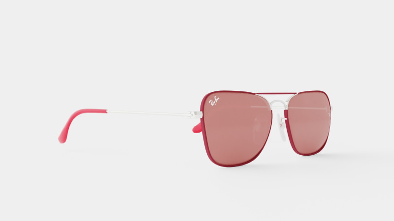 Ray-Ban Caravan - RB3136 9155AI Sunglasses 3D 모델 .c4d .max .obj .3ds .fbx .stl .blend