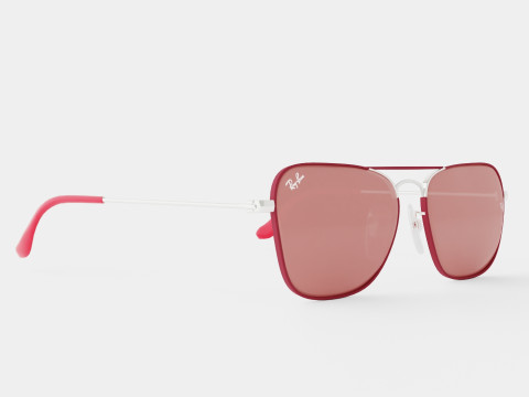 Ray-Ban Caravan - RB3136 9155AI Sunglasses 3D Модель