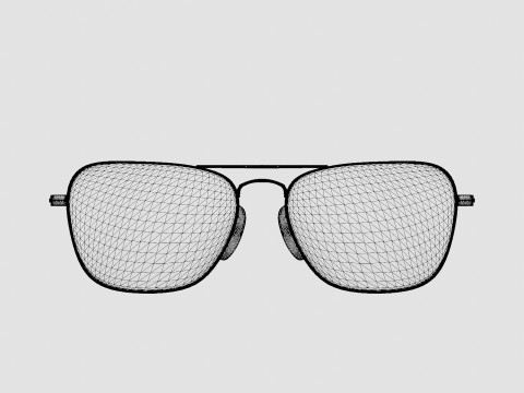 Ray-Ban Caravan - RB3136 9155AI Sunglasses 3D 모델