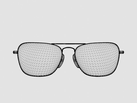 Ray-Ban Caravan - RB3136 W3338 Sunglasses 3D 모델