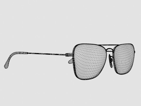 Ray-Ban Caravan - RB3136 W3338 Sunglasses 3D 모델