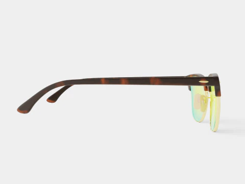 Ray-Ban Clubmaster - RB3016 114519 Sunglasses 3D Model