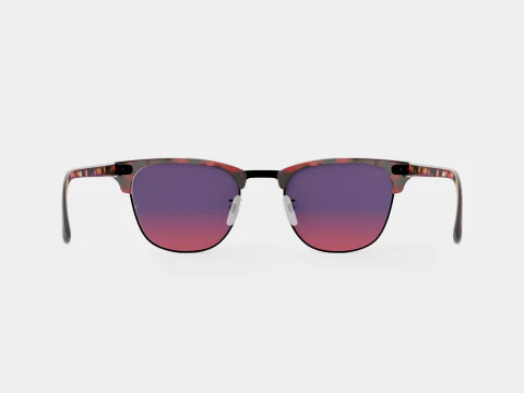 Ray-Ban Clubmaster - RB3016 12753B Sunglasses 3D Model