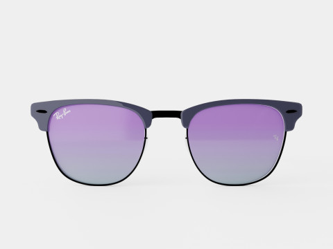 Ray-Ban Clubmaster - RB3016 1278T6 Sunglasses Model 3D