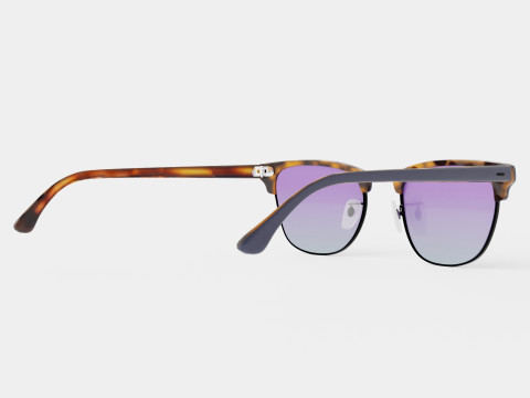 Ray-Ban Clubmaster - RB3016 1278T6 Sunglasses Model 3D