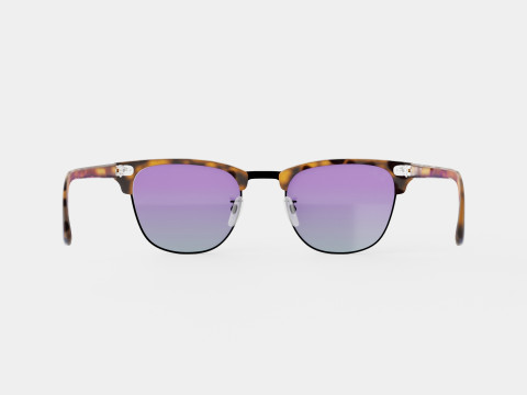 Ray-Ban Clubmaster - RB3016 1278T6 Sunglasses Model 3D