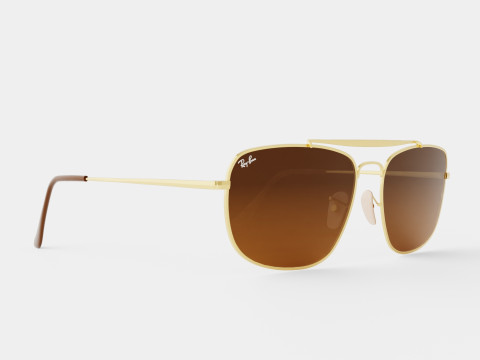 Ray-Ban Colonel - RB3560 910443 Sunglasses 3D-Modell