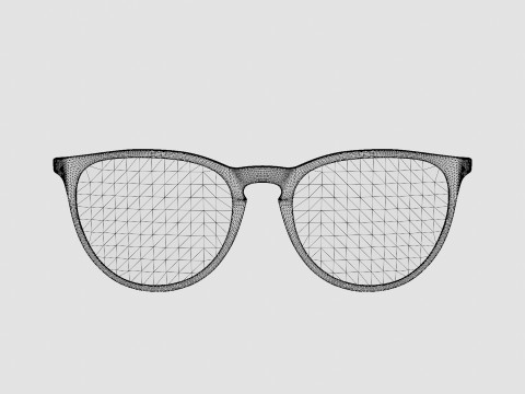 Ray-Ban Erika - RB4171 647380 Sunglasses Modello 3D