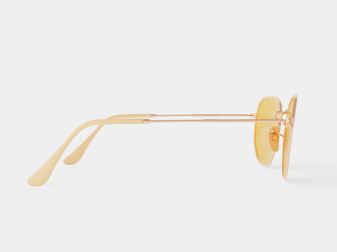 Ray-Ban Hexagonal Washed Evolve - RB3548N 91310Z Sunglasses 3Dモデル
