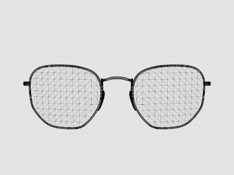 Ray-Ban Hexagonal Washed Evolve - RB3548N 91310Z Sunglasses 3Dモデル