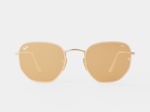 Ray-Ban Hexagonal Washed Evolve - RB3548N 9131S0 Sunglasses 3Dモデル